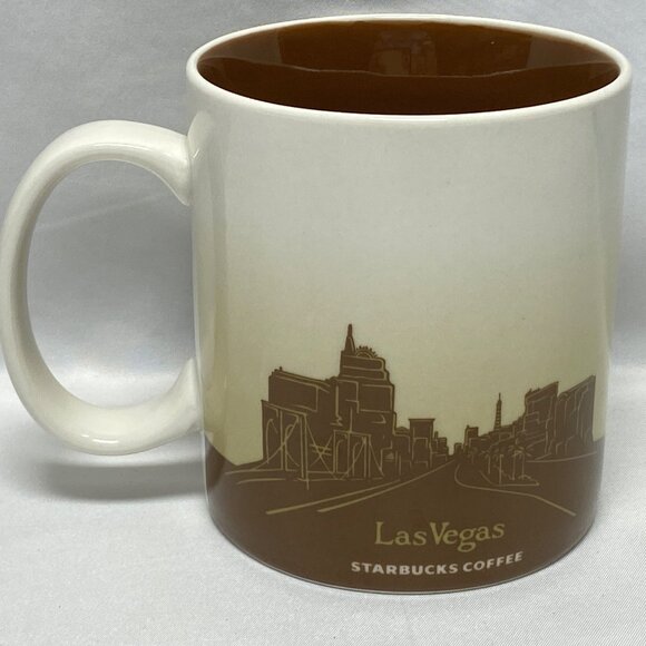 Starbucks 2011 Las Vegas Collectible Coffee Mug 16 Oz Brown - Picture 4 of 9